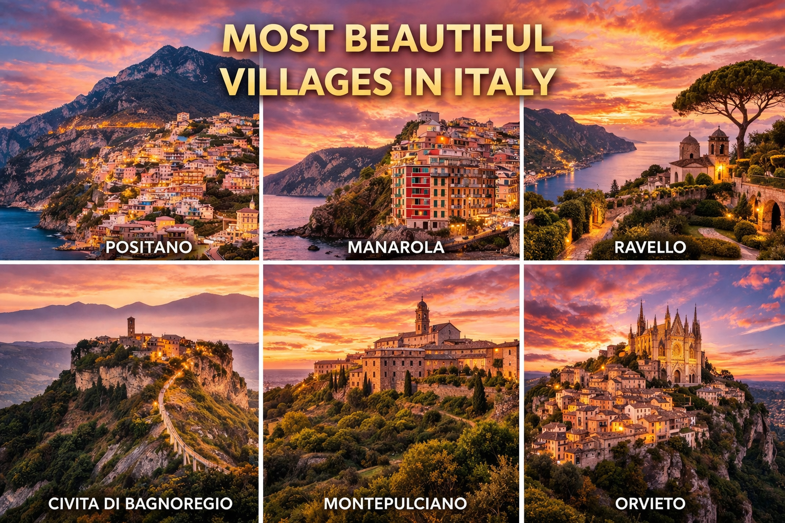 Most Beautiful Villages in Italy: The Ultimate Guide to the Country’s Most Enchanting Small Towns