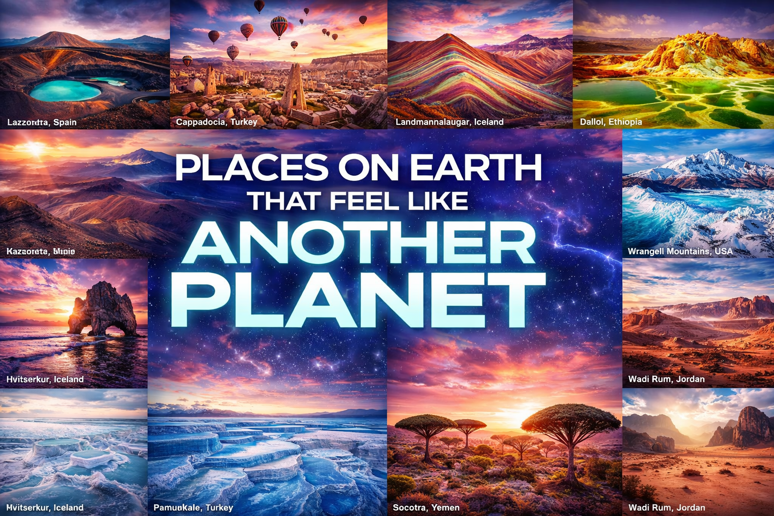 Places On Earth That Feel Like Another Planet: The Most Otherworldly Destinations